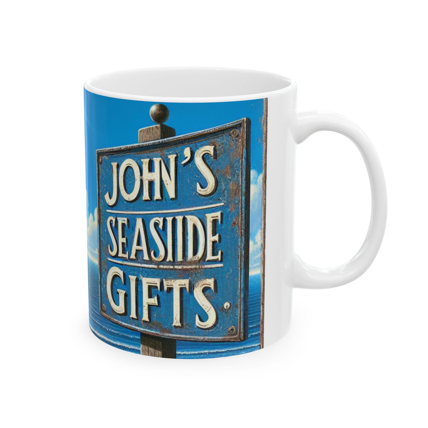 Beach Serenity Ceramic Mug - Perfect for Coastal Lovers