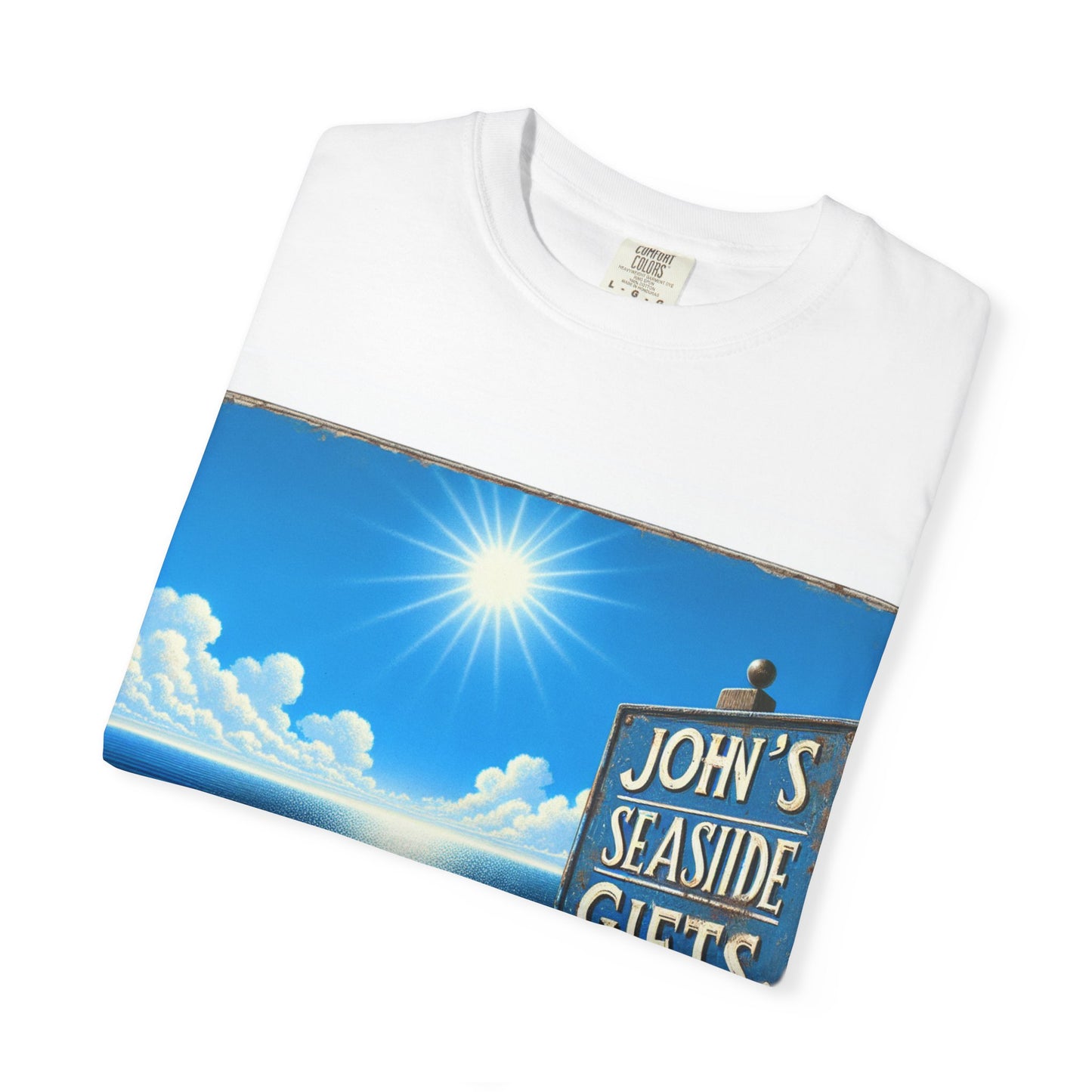 Seaside Gifts T-Shirt - Unisex Garment-Dyed Ocean Vibe Tee