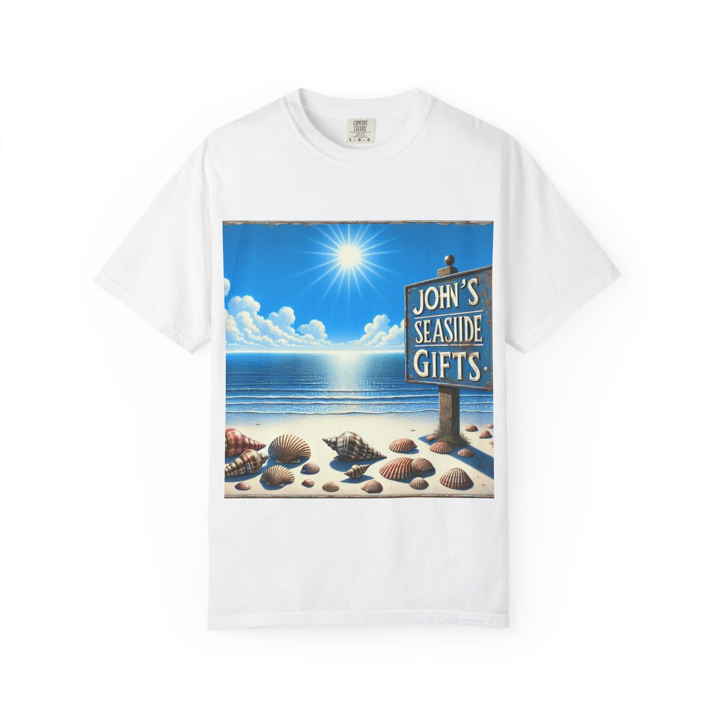Seaside Gifts T-Shirt - Unisex Garment-Dyed Ocean Vibe Tee