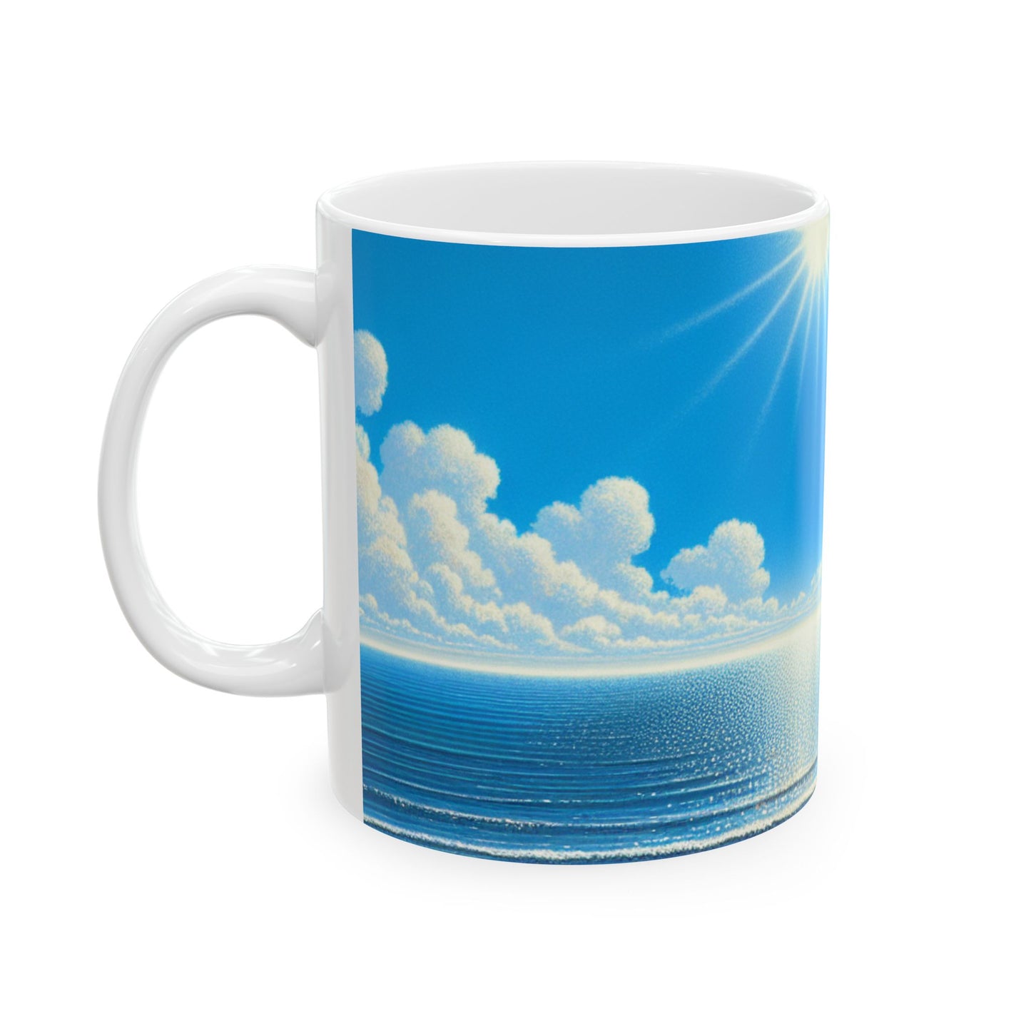 Beach Serenity Ceramic Mug - Perfect for Coastal Lovers