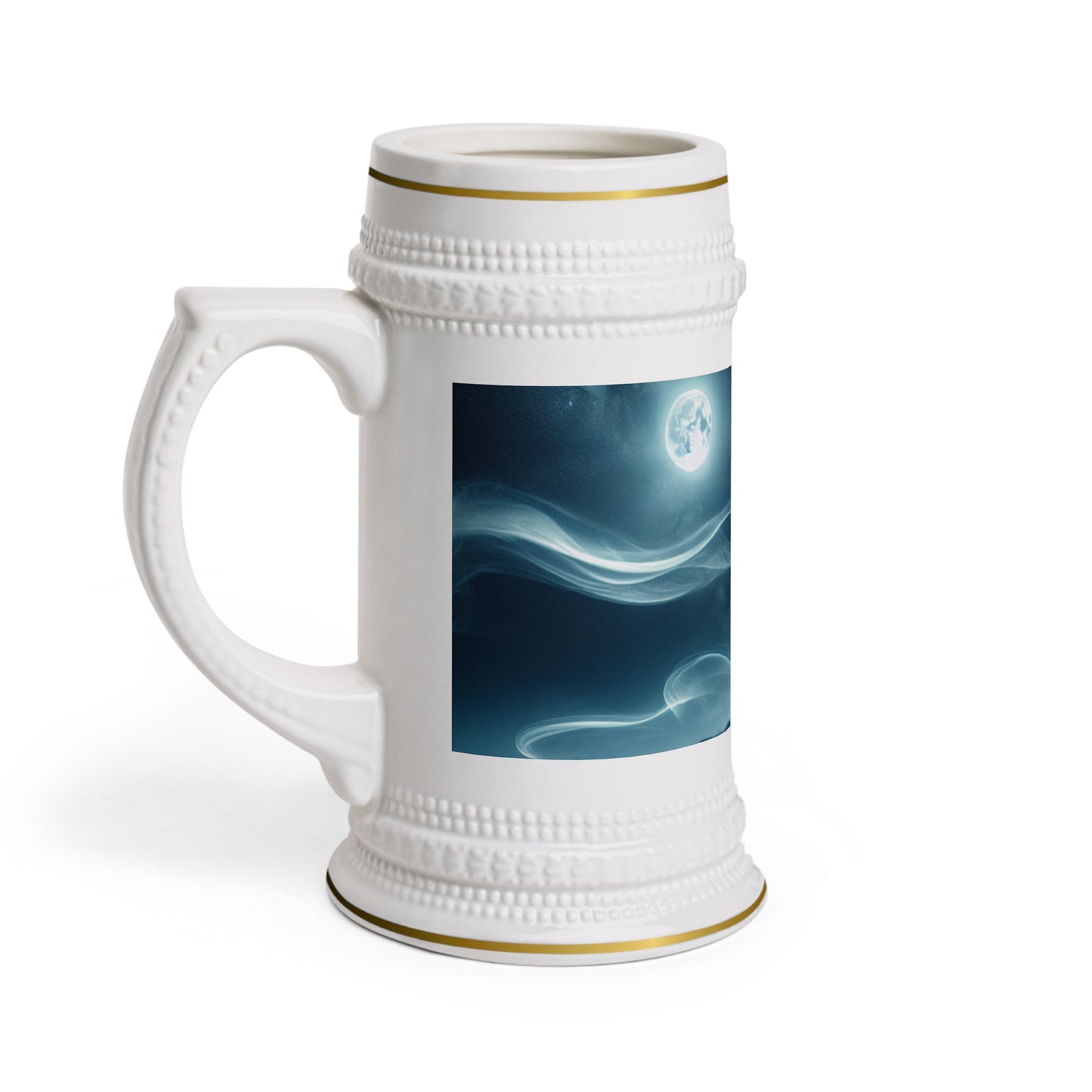 Celestial Night Beer Stein Mug - Unique Decorative Drinkware for Stargazers