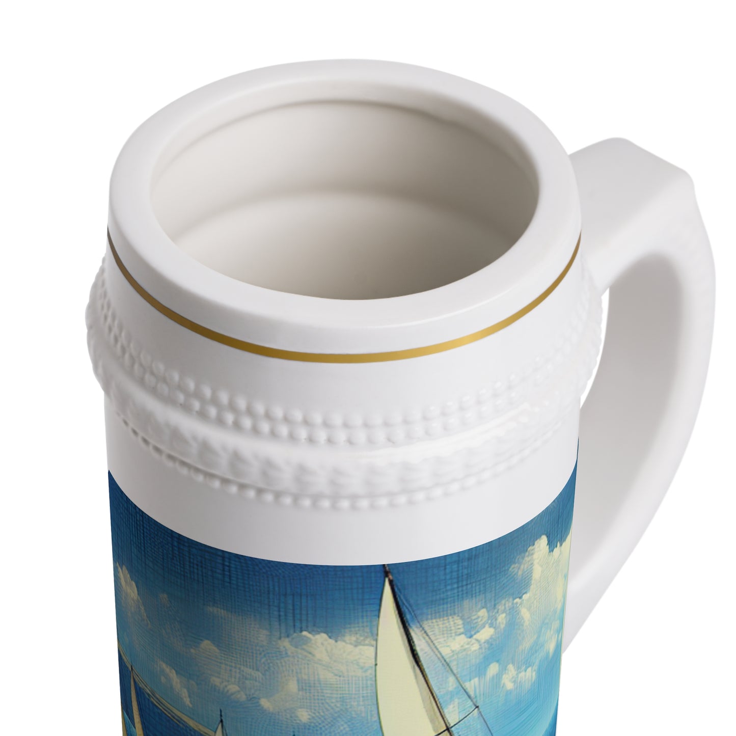 Sailing Adventure Beer Stein Mug - Perfect for Nautical Lovers