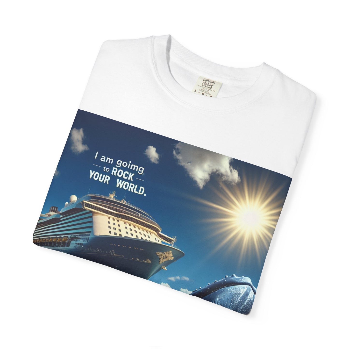 Cruise Adventure T-Shirt - 'I Am Going to Rock Your World' Design