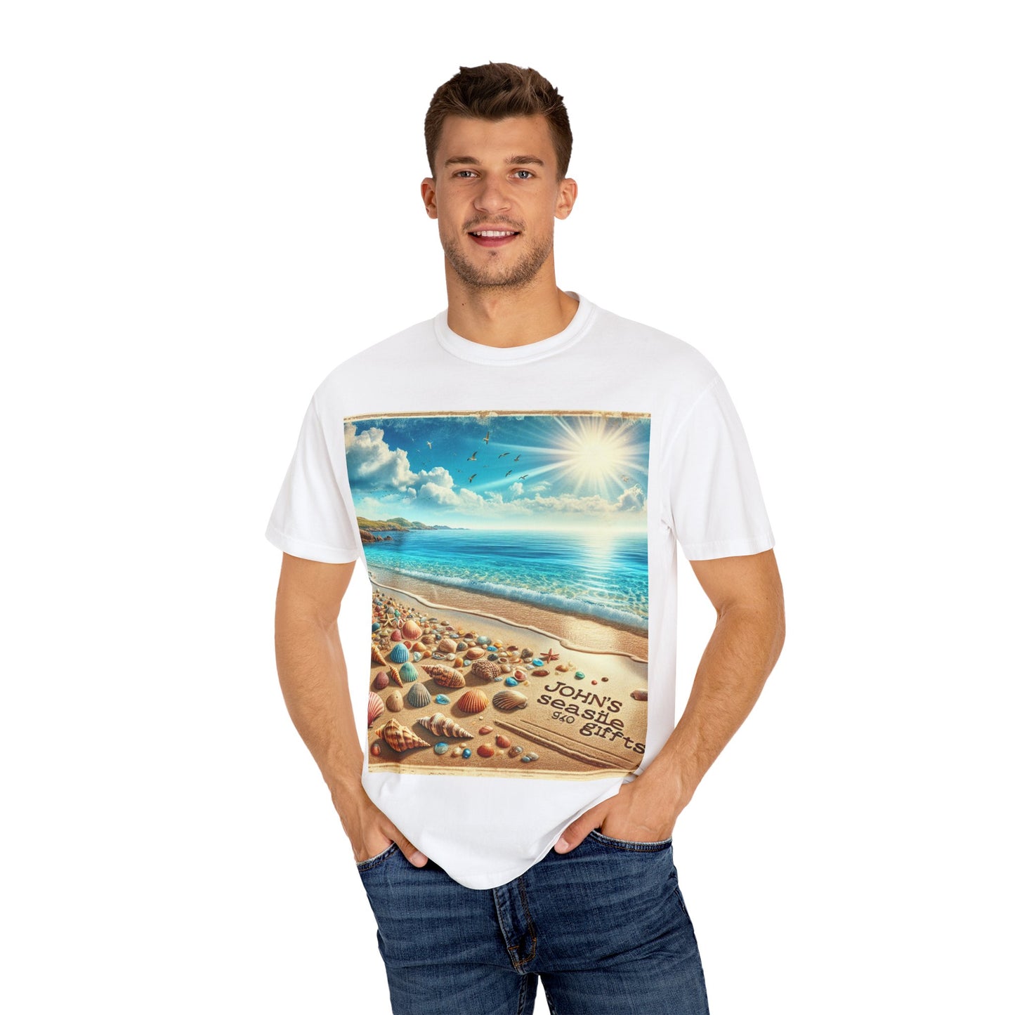 Personalized Beach T-Shirt - Custom Summer Vibes
