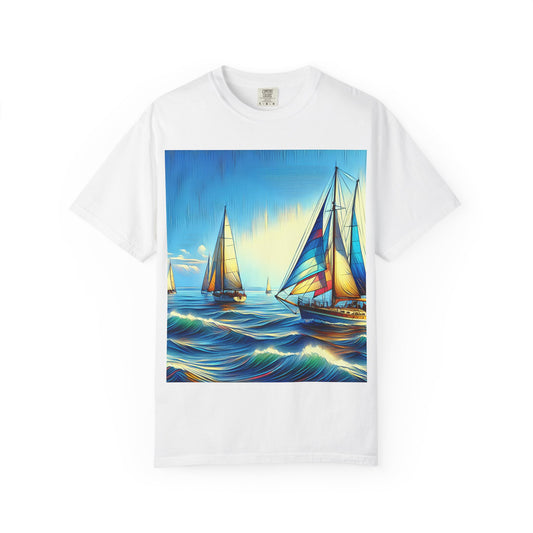 Sailing Adventure Unisex Garment-Dyed T-shirt