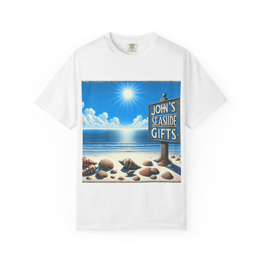 Seaside Gifts T-Shirt - Unisex Garment-Dyed Ocean Vibe Tee