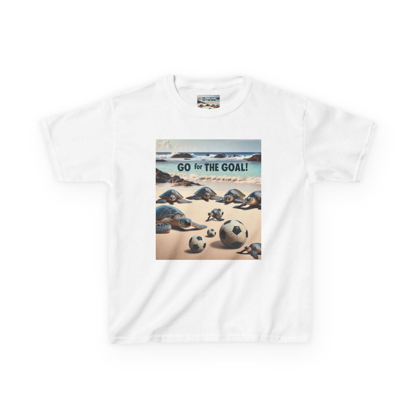 Kids Soccer Tee - "Go for THE GOAL!"