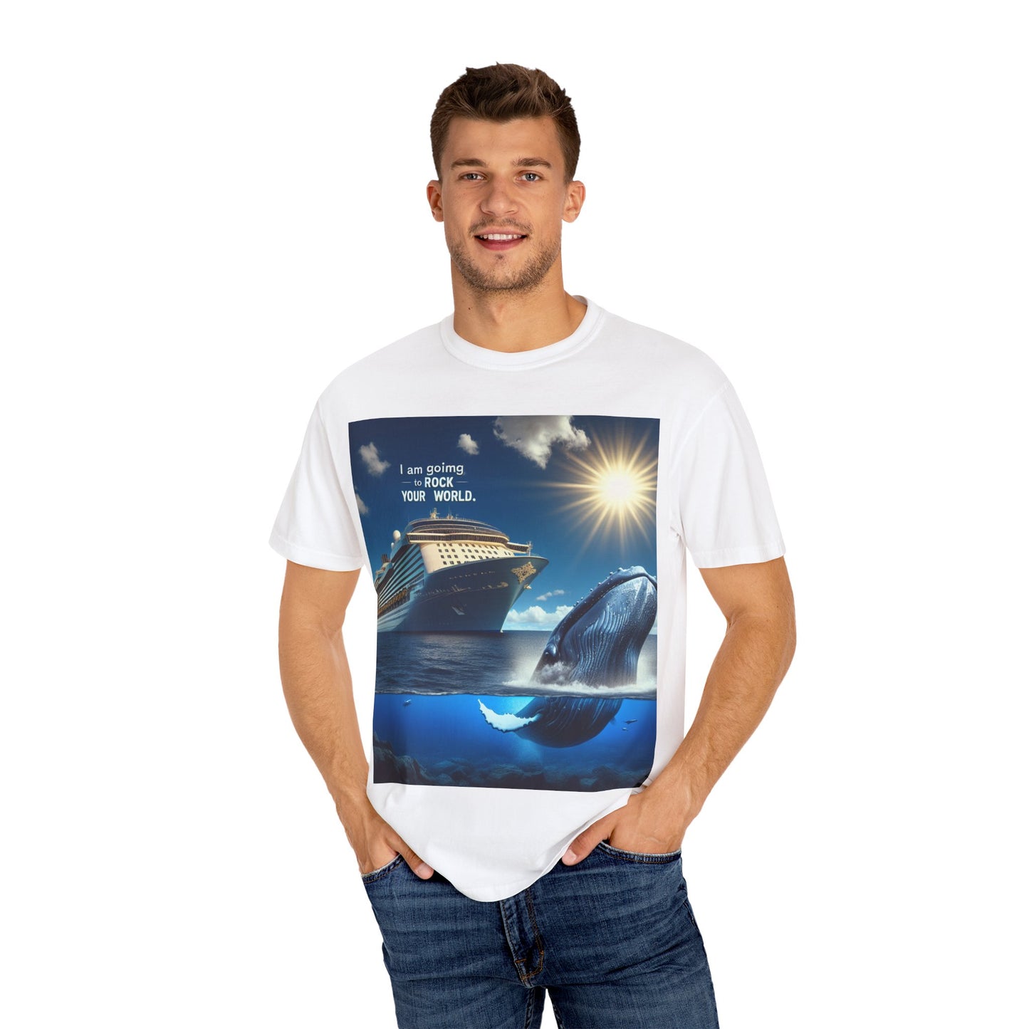 Cruise Adventure T-Shirt - 'I Am Going to Rock Your World' Design